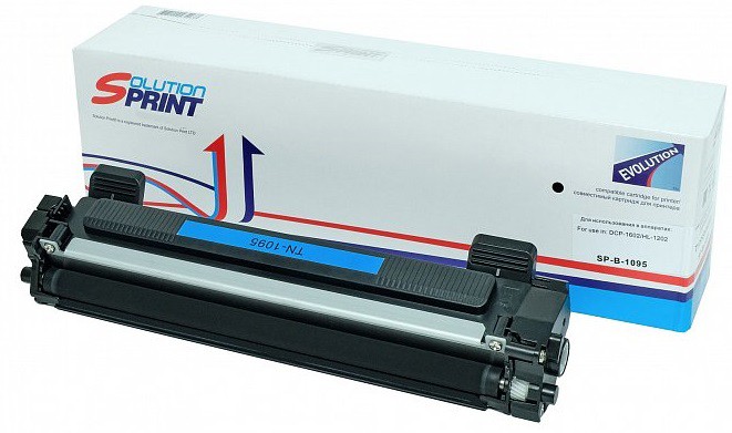 Лазерный картридж Solution Print SP-B-TN-1095 для принтеров Brother DCP-1602R/ HL-1202R/ HL-1223WR, черный, 1500 стр.