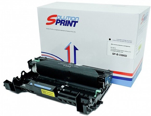 Фотобарабан Solution Print SP-B-DR-3300D для принтеров Brother DCP-8110DN/ DCP-8250DN/ HL-5440D/ MFC-8910DN/ MFC-8950DW, черный, 30000 стр.