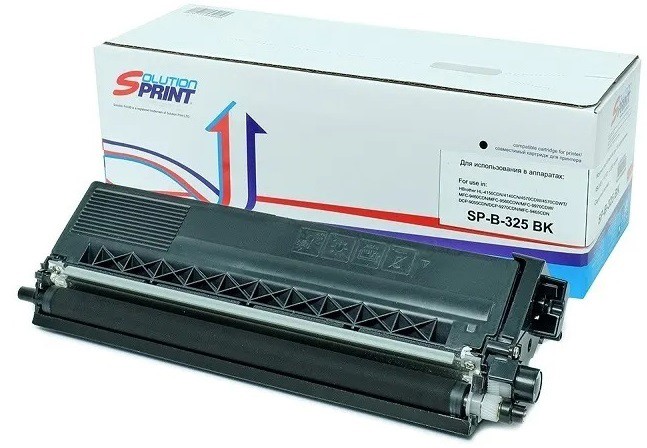 Лазерный картридж Solution Print SP-B-TN-325Bk для принтеров Brother DCP-9055CDN/ HL-4140CN/ HL-4570CDW/ MFC-9465CDN/ MFC-9970CDW, черный, 4000 стр.