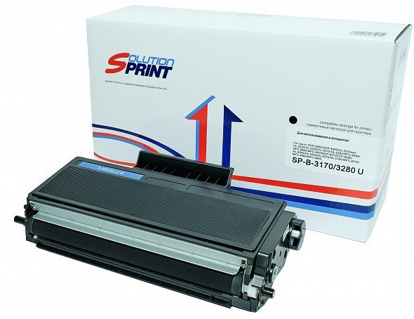 Лазерный картридж Solution Print SP-B-TN-3170/3280U для принтеров Brother  DCP-8065DN/ DCP-8070D/ MFC-8860DN/ MFC-8870DW/ MFC-8880DN, черный, 8000 стр.