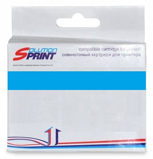 Струйный картридж Solution Print SP-E-552iC C13T05524010 для принтеров Epson Stylus Photo R240/ R245/ RX420/ RX425/ RX520, голубой, 290 стр.