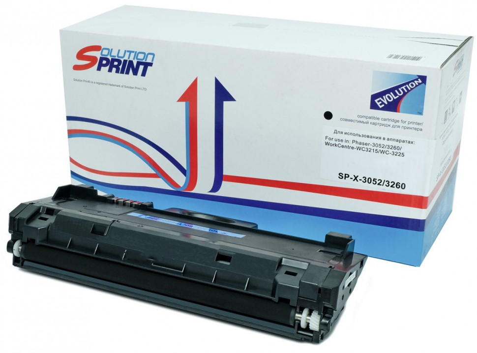 Фотобарабан Solution Print SP-X-3052/3260 (101R00474) для принтеров Xerox Phaser 3052/ 3052NI/ 3260/ 3260DN/ 3260DNI/ WorkCentre 3115/ 3225DNI, черный, 10000 стр.