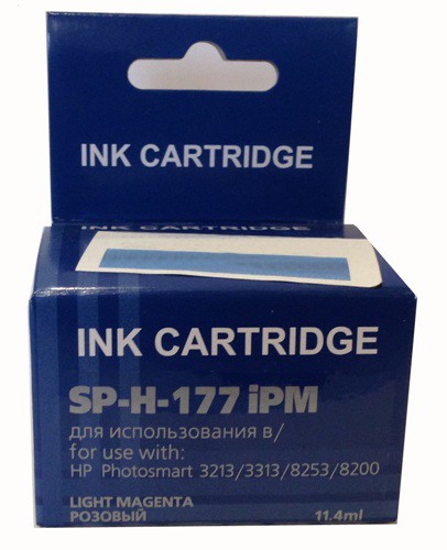 Струйный картридж Solution Print SP-H-177XL iPM C8719HE для принтеров HP PhotoSmart 3213/ 8253/ C3313/ C5183/ C8183/ D7163/ D7263/ D7300/ D7363/ D7463, пурпурный, 350 стр.
