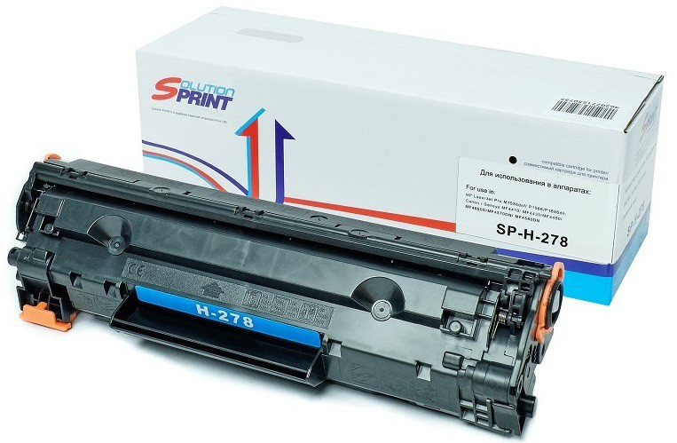 Лазерный картридж Solution Print SP-H-278 (78A) для принтеров HP LaserJet Pro M1536dnf/ Pro P1560/ Pro P1566, Canon i-SENSYS MF4410/ MF4430/ MF4570dn, черный, 2100 стр.