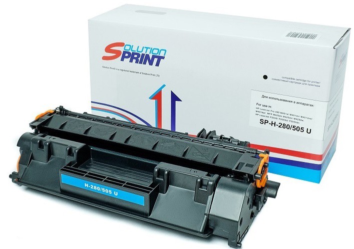 Лазерный картридж Solution Print SP-H-280 (80A)/505 (05A) U для принтеров HP LaserJet P2055d/ P2035/ P2050/ P2035n, Canon i-SENSYS LBP6300dn/ LBP6650dn/ MF410 черный, 2700 стр.