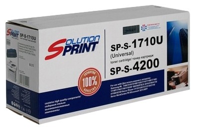 Лазерный картридж Solution Print SP-S-1710U/4200 (ML-1710D3) для принтеров  Samsung ML-1500/ ML 1710/ SF-755/ SCX 4100, Xerox Phaser 3115/ 3116/ WorkCentre PE16, черный, 3000 стр.
