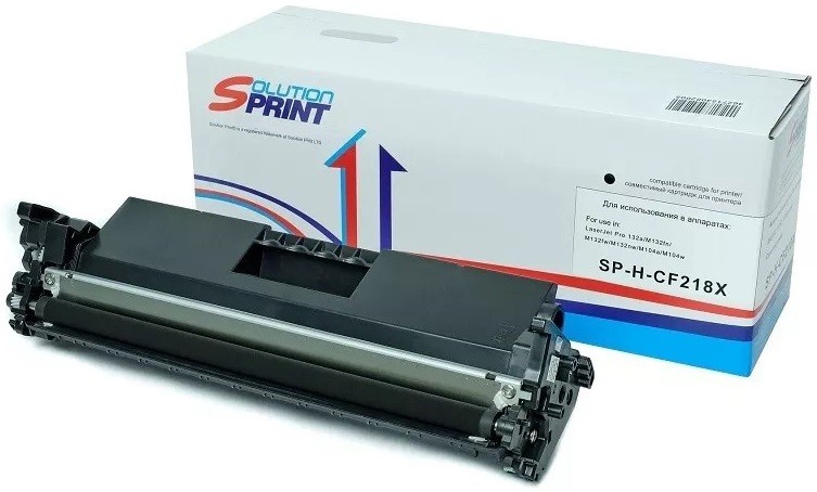 Лазерный картридж Solution Print SP-H-CF218X (18A) для принтеров HP LaserJet Pro M132fw/ M132fn/ M132a/ M132nw/ MFP M132a/ M104a/ M104w, черный, 5000 стр.