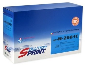 Лазерный картридж Solution Print SP-H-2681C (311A) для принтеров HP Color LaserJet 3700, голубой, 6000 стр.