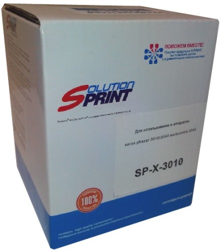 Лазерный картридж Solution Print SP-X-3010 (106R02181/106R02182) для принтеров Xerox Phaser 3010/ 3040/ 3040B/ WorkCentre 3045B/ 3045NI, черный, 2300 стр.