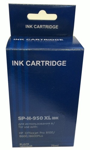 Струйный картридж Solution Print SP-H-950XL iBk CN045AE для принтеров HP OfficeJet Pro 251dw/ 276dw/ 8100/ 8600/ 8600/ 8610/ 8620, черный, 2300 стр.